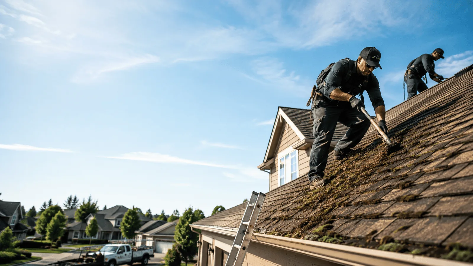 Roof Moss Removal in Cherry, IL near me
